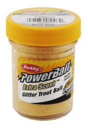 Berkley Select Glitter Trout Bait Yellow - Angelteige