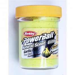 Berkley Powerbait Dough Natural Scent Garlic 50g Unshine Yellow - Angelteige