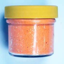 Berkley Powerbait Natural Scent Glitter Garlic Fluo orange 30g - Angelteige